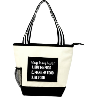 Ways to My Heart Insulated Canvas Lunch Tote