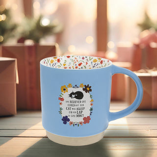 Cat Asleep 18 oz Mug