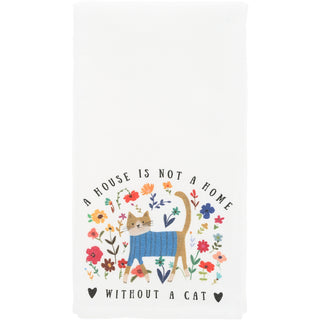 A Cat 100% Cotton Tea Towel