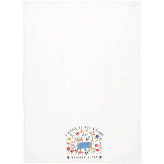 A Cat 100% Cotton Tea Towel