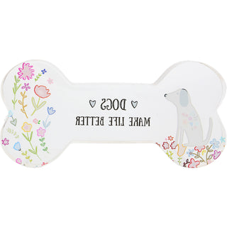 Dogs 5.5" Acrylic Bone Plaque