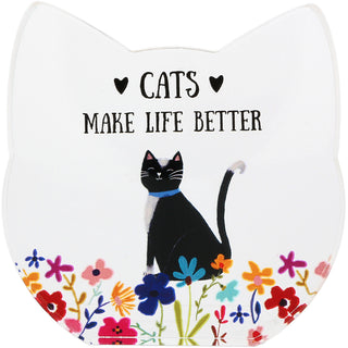 Cats 3.5" Acrylic Cat Plaque