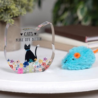 Cats 3.5" Acrylic Cat Plaque