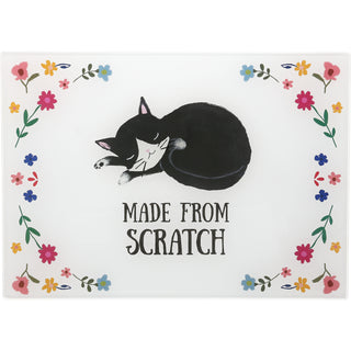 Scratch 13.75" x 9.75" Glass Cutting Board