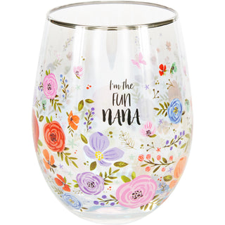 Nana 18 oz Stemless Wine Glass