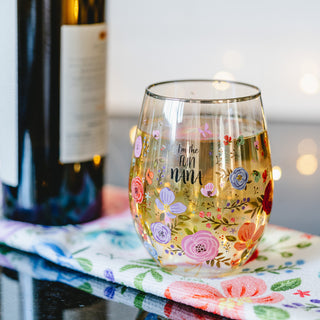 Nana 18 oz Stemless Wine Glass