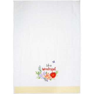 Wonderful Life Tea Towel Gift Set (2 - 19.75" x 27.5")