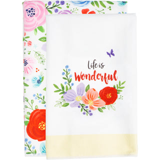 Wonderful Life Tea Towel Gift Set
(2 - 19.75" x 27.5")