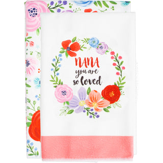 Nana Tea Towel Gift Set (2 - 19.75" x 27.5")