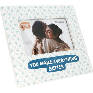 Better 7.25" x 8" Ceramic Frame (Holds 6" x 4" Photo)