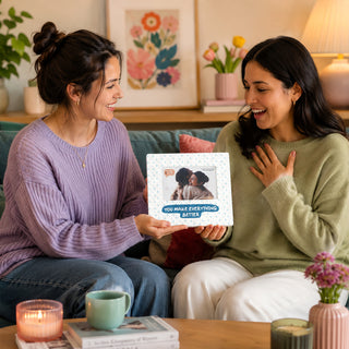 Better 7.25" x 8" Ceramic Frame (Holds 6" x 4" Photo)