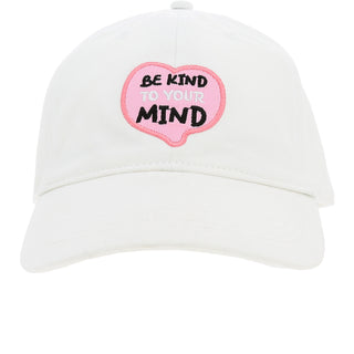 Be Kind White Adjustable Hat