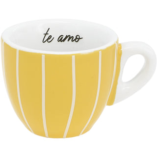 Te Amo 2.5 oz Espresso Cup and Saucer