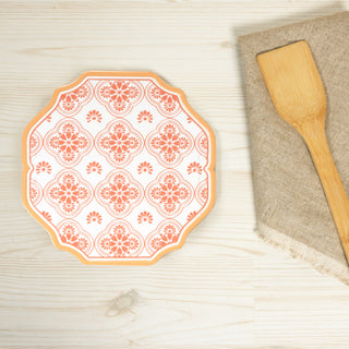 Coral 8.25" Ceramic Trivet
