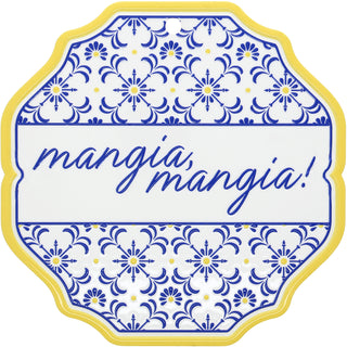 Mangia, Mangia! 8.25" Ceramic Trivet