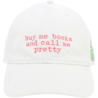 Pretty White Adjustable Hat