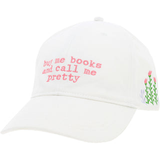 Pretty White Adjustable Hat