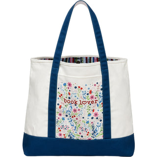 Book Lover Canvas Tote Bag