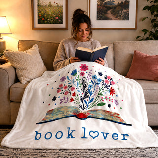 Book Lover 50" x 60" Royal Plush Blanket