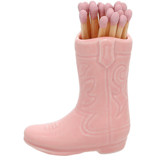 Wild Side 8 oz 100% Soy Wax Candle and Match Holder Set