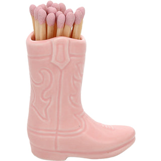 Wild Side 8 oz 100% Soy Wax Candle and Match Holder Set