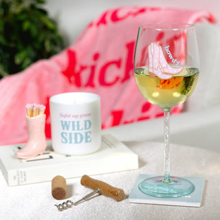 Howdy Gift Boxed 17 oz Wine Glass