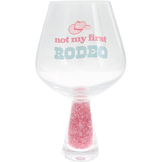 Rodeo Gift Boxed 18 oz Wine Glass