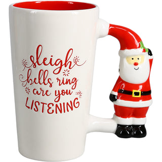 Sleigh Bells 17.5 oz Latte Cup