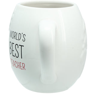 World's Best Teacher 22 oz Embossed Mug