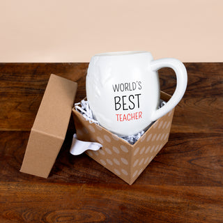 World's Best Teacher 22 oz Embossed Mug