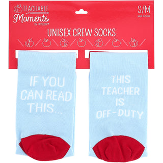 Off Duty Unisex S/M Cotton Blend Socks
