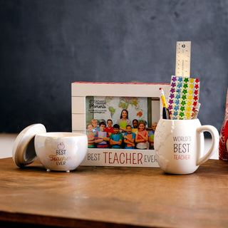 Best Teacher Ever 9" x 7.25" Frame (Holds 7" x 5" Photo)