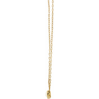 Pre-K White Opal 16"-17.5" Gold Plated Necklace