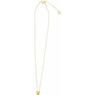 Middle School Crystal 16"-17.5" Gold Plated Necklace