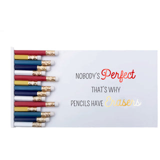Nobody’s Perfect 8.75" x 4.5" MDF Teacher's Supply Box
