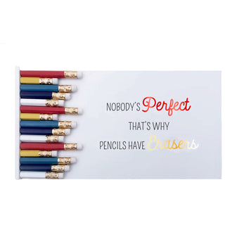 Nobody’s Perfect 8.75" x 4.5" MDF Teacher's Supply Box