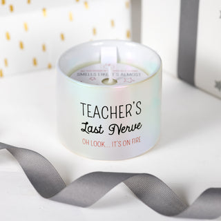 Teacher's Last Nerve 8 oz - 100% Soy Wax Reveal Candle
Scent: Tranquility