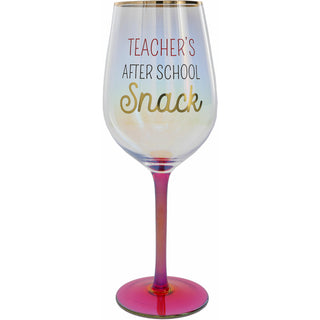 After School Snack 16 oz Wine Glass