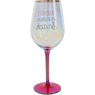 After School Snack 16 oz Wine Glass