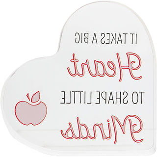 Heart 3.5" Acrylic Heart Plaque