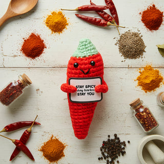 Chili Pepper Crocheted Mini