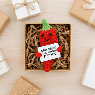 Chili Pepper Crocheted Mini