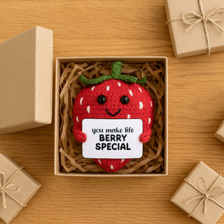 Strawberry Crocheted Mini