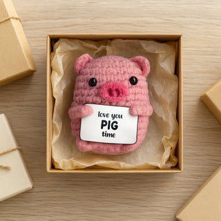 Pig Crocheted Mini Collectable