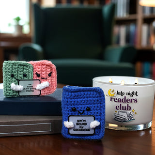 Book Lovers Crocheted Mini