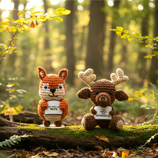 Squirrel Crocheted Mini