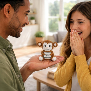 Monkey Crocheted Mini