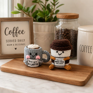 Coffee Crocheted Mini Collectable