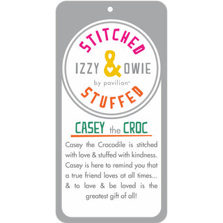 Casey the Crocodile 15" Crocodile Stuffed Animal/Door Stopper