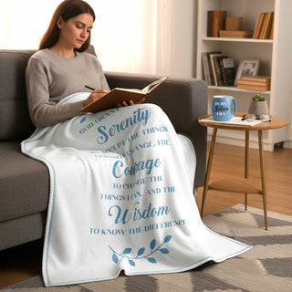 Serenity 50" x 60" Ribbed Plush Blanket